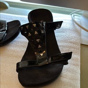Vionic Black Studded Sandals
